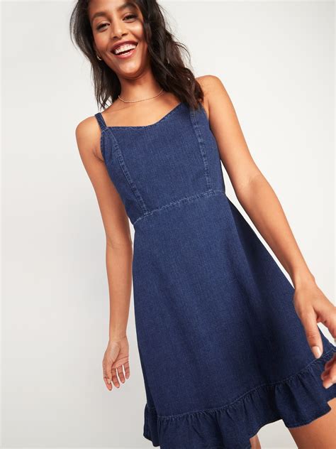 Navy Denim Dress 